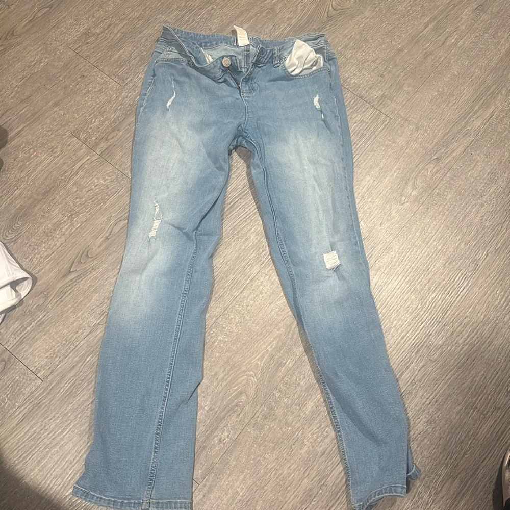 Blue justice jeans